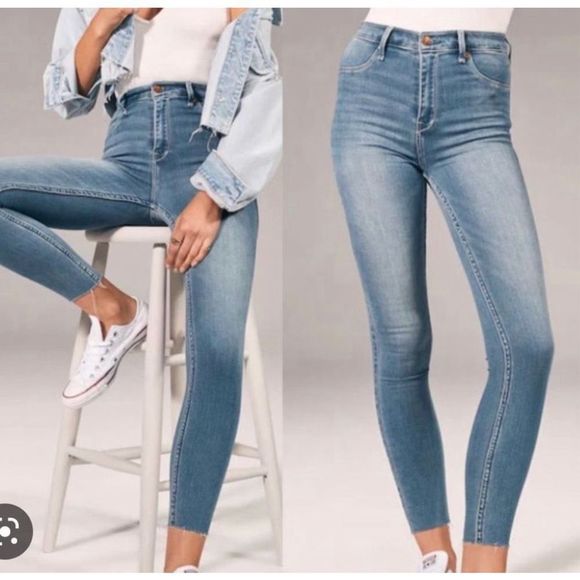 Abercrombie & Fitch Denim - Abercrombie & Fitch Simone high rise ankle jean